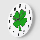 Irish Shamrock Grote Klok (Hoek)