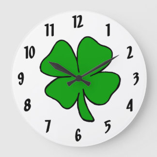 Irish Shamrock Grote Klok