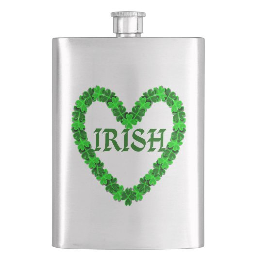Irish Shamrock Heart Flacon (Voorkant)