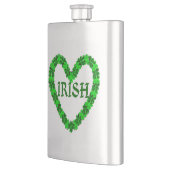 Irish Shamrock Heart Flacon (Links)
