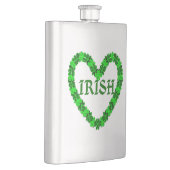 Irish Shamrock Heart Flask Flacon (Rechts)