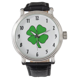 Irish Shamrock Horloge