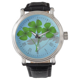 Irish Shamrock Horloge