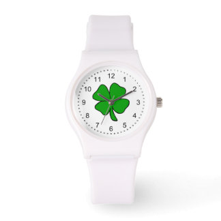 Irish Shamrock Horloge