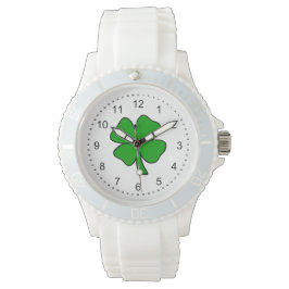 Irish Shamrock Horloge