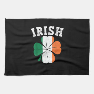 Irish Shamrock Ireland Flag St Patrick Day Theedoek