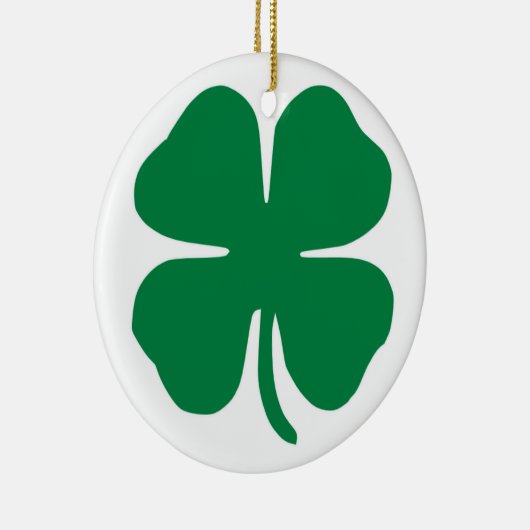 Irish Shamrock Keramisch Ornament (Rechts)