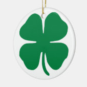 Irish Shamrock Keramisch Ornament (Links)