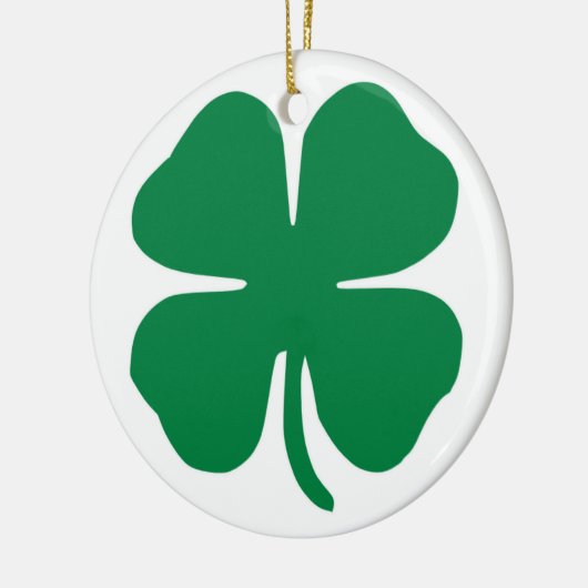 Irish Shamrock Keramisch Ornament (Links)