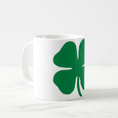 Irish Shamrock Koffiemok (Voorkant links)