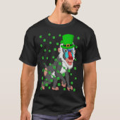 Irish Shamrock Leprechaun Baboon St Patrick's Day T-shirt (Voorkant)