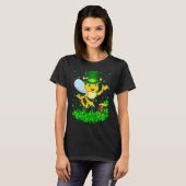 Irish Shamrock Leprechaun Bee St Patrick's Day 1 T-shirt (Voorkant volledig)