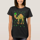 Irish Shamrock Leprechaun Camel St Patrick's Day T-shirt (Voorkant)