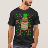 Irish Shamrock Leprechaun Cockroach St Patrick's D T-shirt (Voorkant)