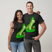 Irish Shamrock Leprechaun Cucumber St Patrick's Da T-shirt (Unisex)