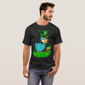 Irish Shamrock Leprechaun Dodo Bird St Patrick's D T-shirt (Voorkant volledig)
