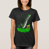 Irish Shamrock Leprechaun Eels Fish St Patrick's D T-shirt (Voorkant)