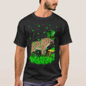 Irish Shamrock Leprechaun Hyena St Patrick's Day T-shirt (Voorkant)