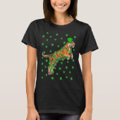 Irish Shamrock Leprechaun Liger St Patrick's Day T-shirt (Voorkant)