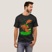 Irish Shamrock Leprechaun Lobster St Patrick's Day T-shirt (Voorkant volledig)