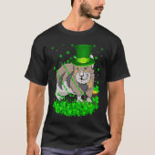 Irish Shamrock Leprechaun Pika St Patrick's Day T-shirt (Voorkant)