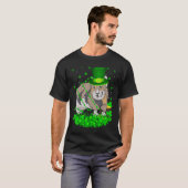 Irish Shamrock Leprechaun Pika St Patrick's Day T-shirt (Voorkant volledig)
