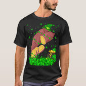 Irish Shamrock Leprechaun Sweet Potato St Patrick' T-shirt (Voorkant)