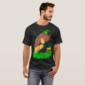 Irish Shamrock Leprechaun Sweet Potato St Patrick' T-shirt (Voorkant volledig)