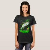 Irish Shamrock Leprechaun Tuna Fish St Patrick's D T-shirt (Voorkant volledig)