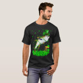 Irish Shamrock Leprechaun Tuna Fish St Patrick's D T-shirt (Voorkant volledig)