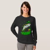 Irish Shamrock Leprechaun Tuna Fish St Patrick's D T-shirt (Voorkant volledig)