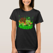 Irish Shamrock Leprechaun Turtle St Patrick's Day T-shirt (Voorkant)