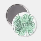 Irish Shamrock Magneet (Voorkant / Achterkant)