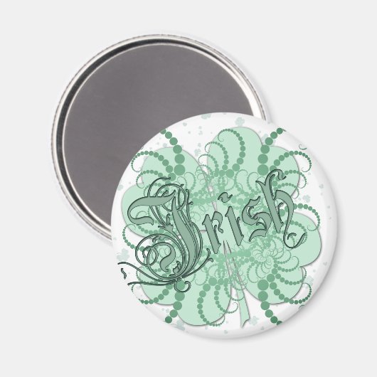 Irish Shamrock Magneet (Voorkant / Achterkant)