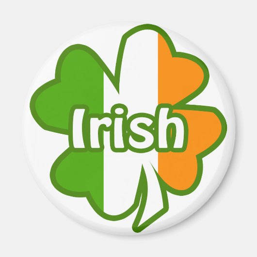 Irish Shamrock Magneet (Voorkant)