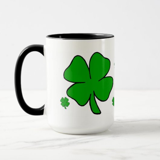 Irish Shamrock Mok (Links)
