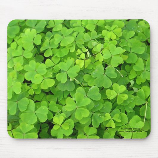 Irish Shamrock Mousepad Muismat (Voorkant)