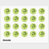 Irish Shamrock n Roll 02 Cartoon Sticker (Vel)