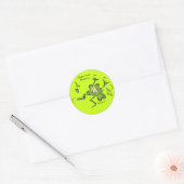 Irish Shamrock n Roll 03 Sticker (Envelop)