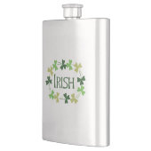 Irish Shamrock Oval Flacon (Links)