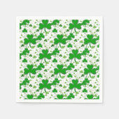 Irish Shamrock Pattern Servet (Voorkant)