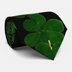 Irish Shamrock Pattern St Patrick's Day Holiday Stropdas