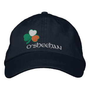 Irish Shamrock Personalized Tricolor Geborduurde Pet