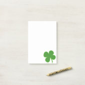 Irish Shamrock Post-it® Notes (Op bureau)