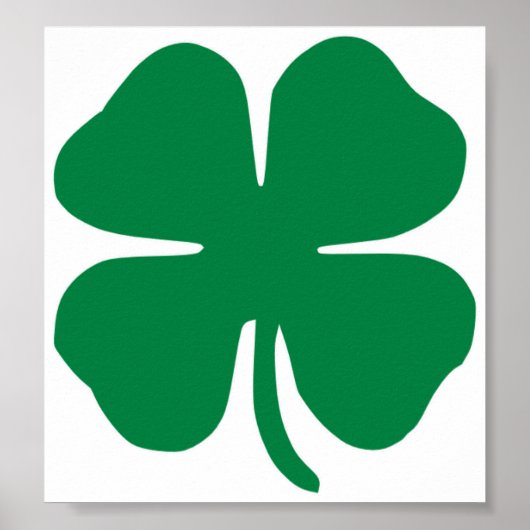 Irish Shamrock Poster (Voorkant)