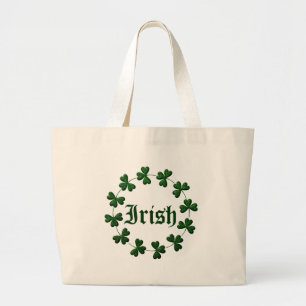 Irish Shamrock Ring Canvas tas