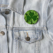 Irish Shamrock Ronde Button 5,7 Cm (In situ)