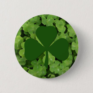 Irish Shamrock Ronde Button 5,7 Cm