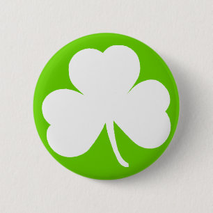 Irish Shamrock Ronde Button 5,7 Cm