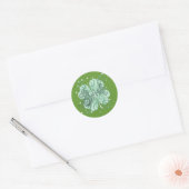 Irish Shamrock Ronde Sticker (Envelop)